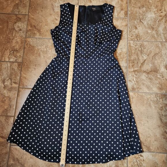 Alex Marie Polka Dot Dress | Black & White | Women’s Size 8 - Picture 4 of 8